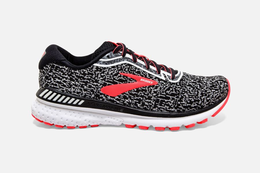 Zapatillas Running Brooks Adrenaline GTS 20 Mujer Negras/Blancas/Coral Comprar YGST84903